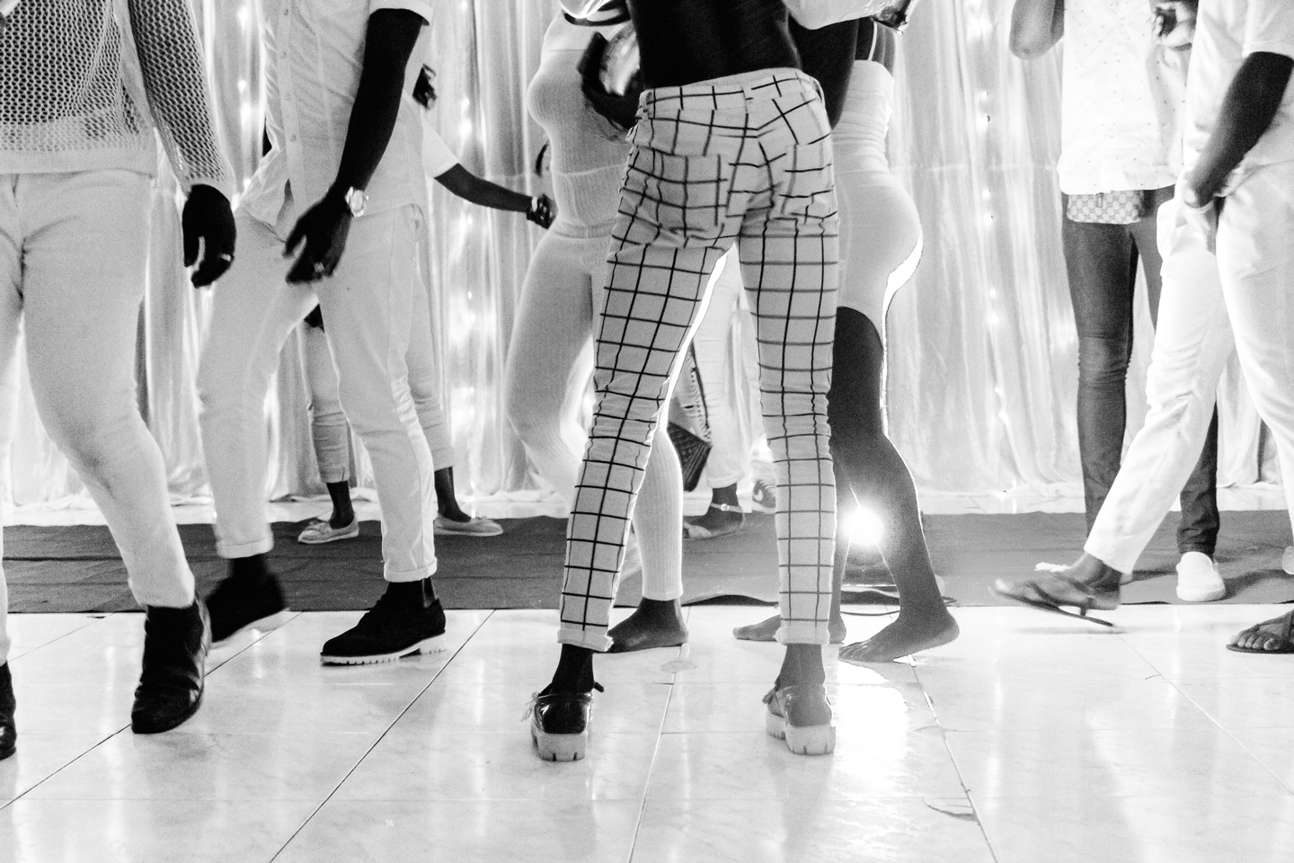 People on a dance floor