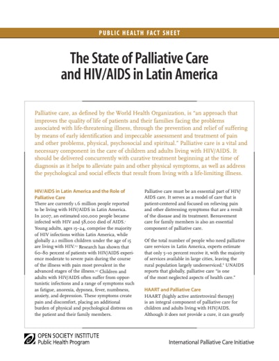 First page of PDF with filename: palliative_20080731.pdf