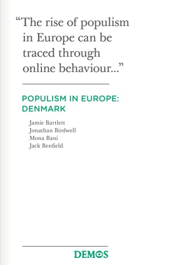 First page of PDF with filename: denmark-populism-20120522.pdf