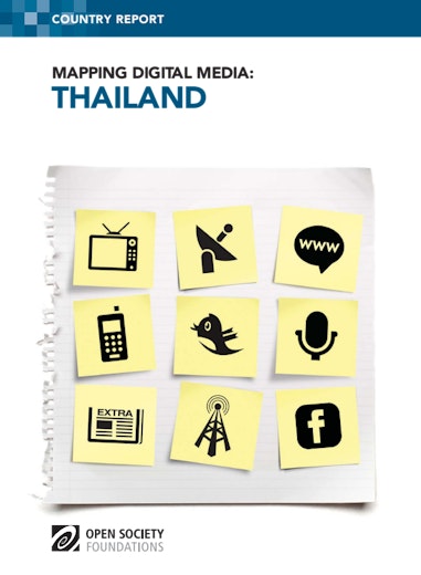 First page of PDF with filename: mapping-digital-media-thailand-20110610.pdf