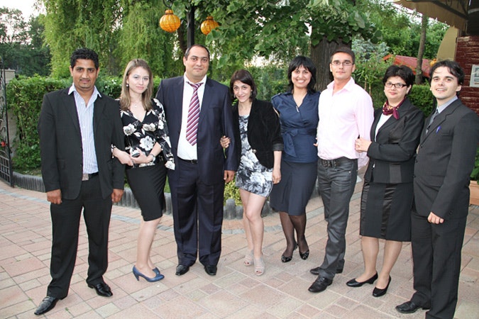 roma-communities-20100617 Impreuna staff poses for group photo