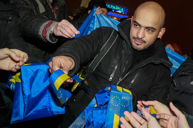 Mustafa Nayem, an activist