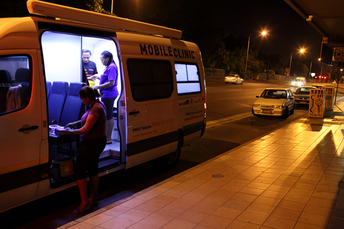 Mobile clinic van
