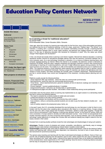 First page of PDF with filename: epcn_20051001.pdf