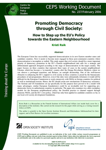 First page of PDF with filename: democracy_20060201.pdf