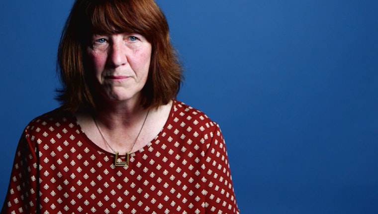 Still image from “Nancy Mullane on Life of the Law.” Mullane discusses how she and her team break new ground on long-running issues, from the death penalty and surveillance to community policing and women in prison. Nancy Mullane