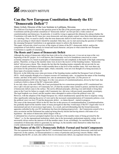 First page of PDF with filename: democratic-deficit-20050310.pdf