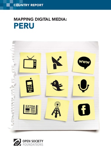 First page of PDF with filename: mapping-digital-media-peru-20121112.pdf