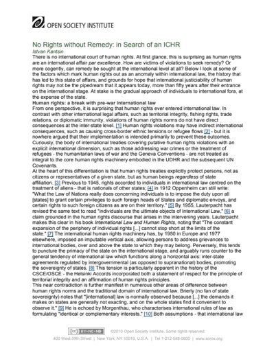 First page of PDF with filename: human-rights-ichr-20020117.pdf