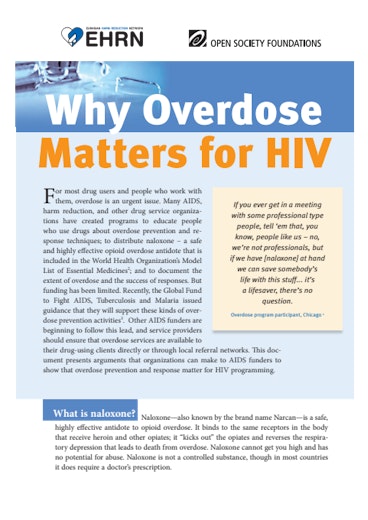 First page of PDF with filename: why-overdose-matters-20100715.pdf
