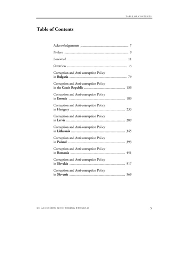 First page of PDF with filename: 1euaccesscorruptionfullreport_20020601_0.pdf