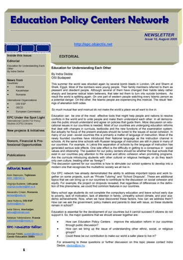 First page of PDF with filename: epc10_20050901.pdf