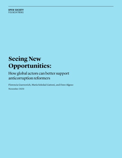First page of PDF with filename: seeing-new-opportunities-how-global-actors-can-better-support-anticorruption-reformers-20201125.pdf