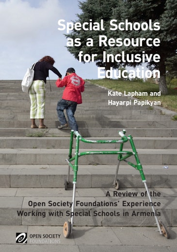 First page of PDF with filename: special-schools-resource-inclusive-education-20121005.pdf
