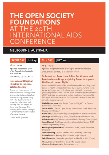 First page of PDF with filename: open-society-international-AIDS-conference-20140714_0.pdf
