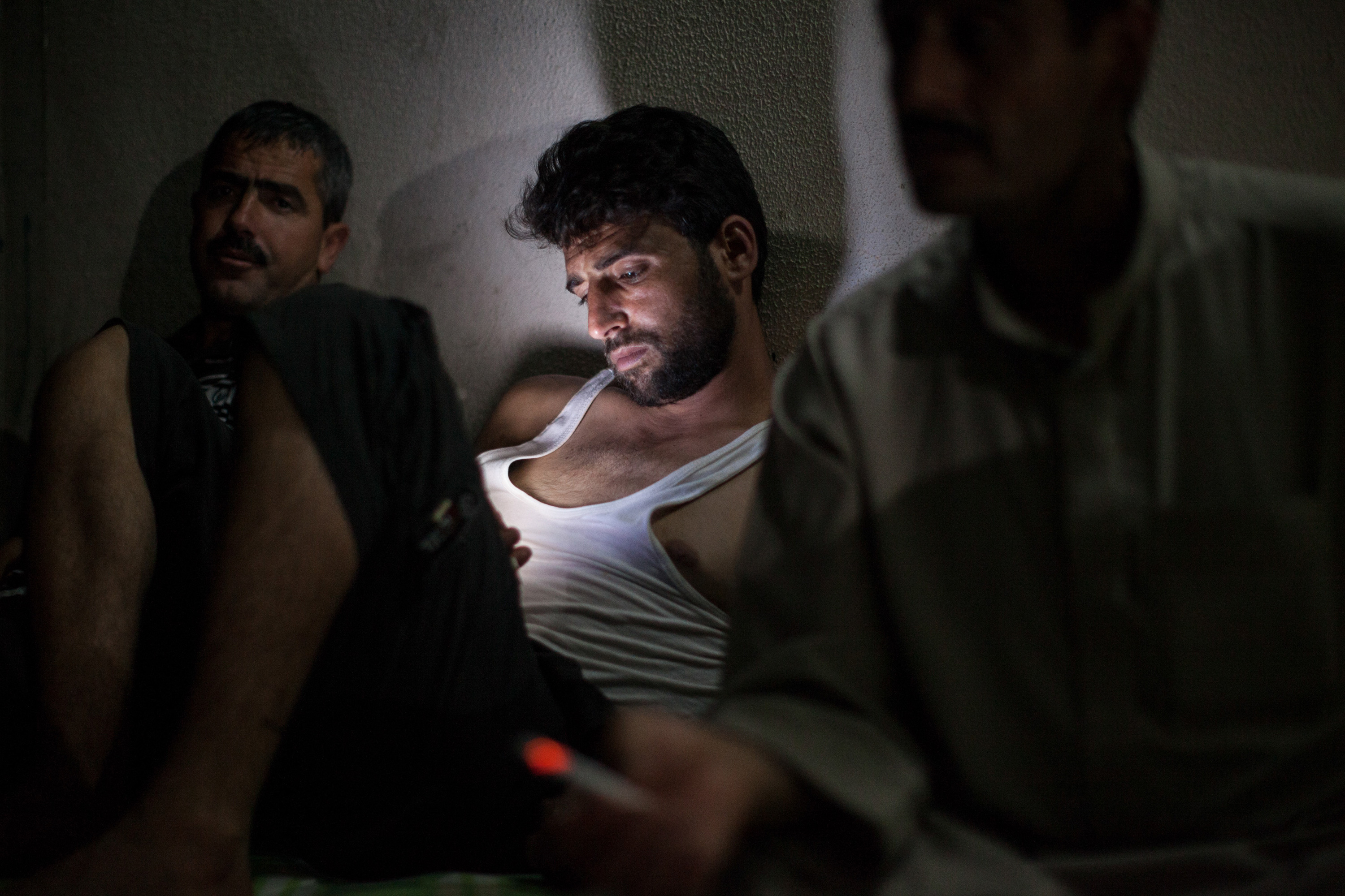 Man looking at his phone