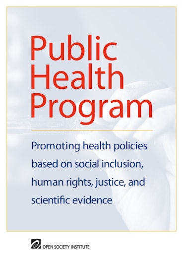 Public Health Program Brochure - Open Society Foundations