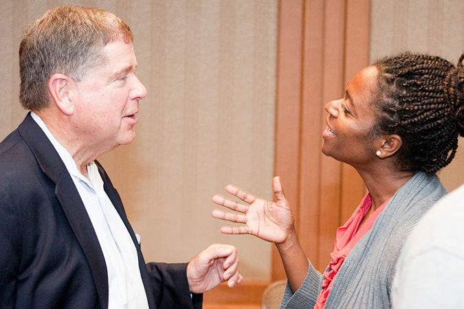 Alberto Ibarguen and Lola Smallwood-Cuevas