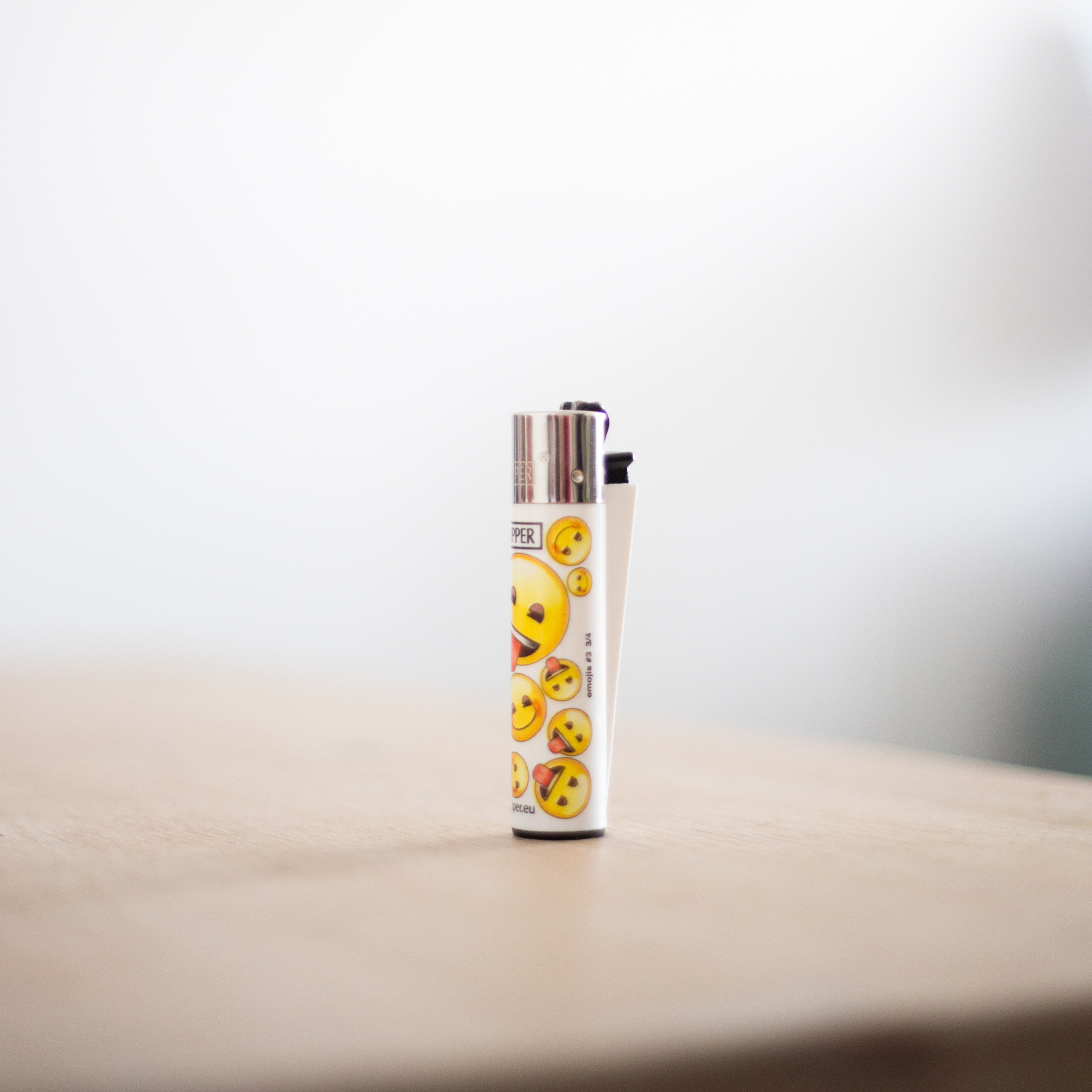 A lighter on a table