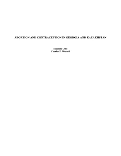 First page of PDF with filename: contraception_20060405.pdf