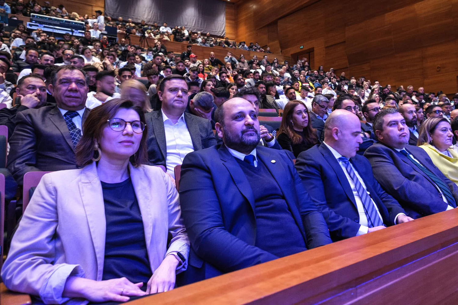 People seated in audience