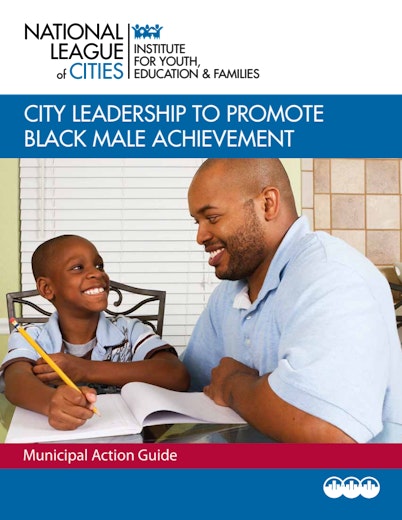 First page of PDF with filename: city-leadership-promote-black-male-achievement-20121001.pdf