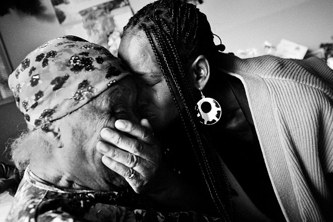Olevia Polk, Fort Smith, Arkansas, April 2008. Photo credit: © Kadir van Lohuizen Olevia Polk with her great granddaughter