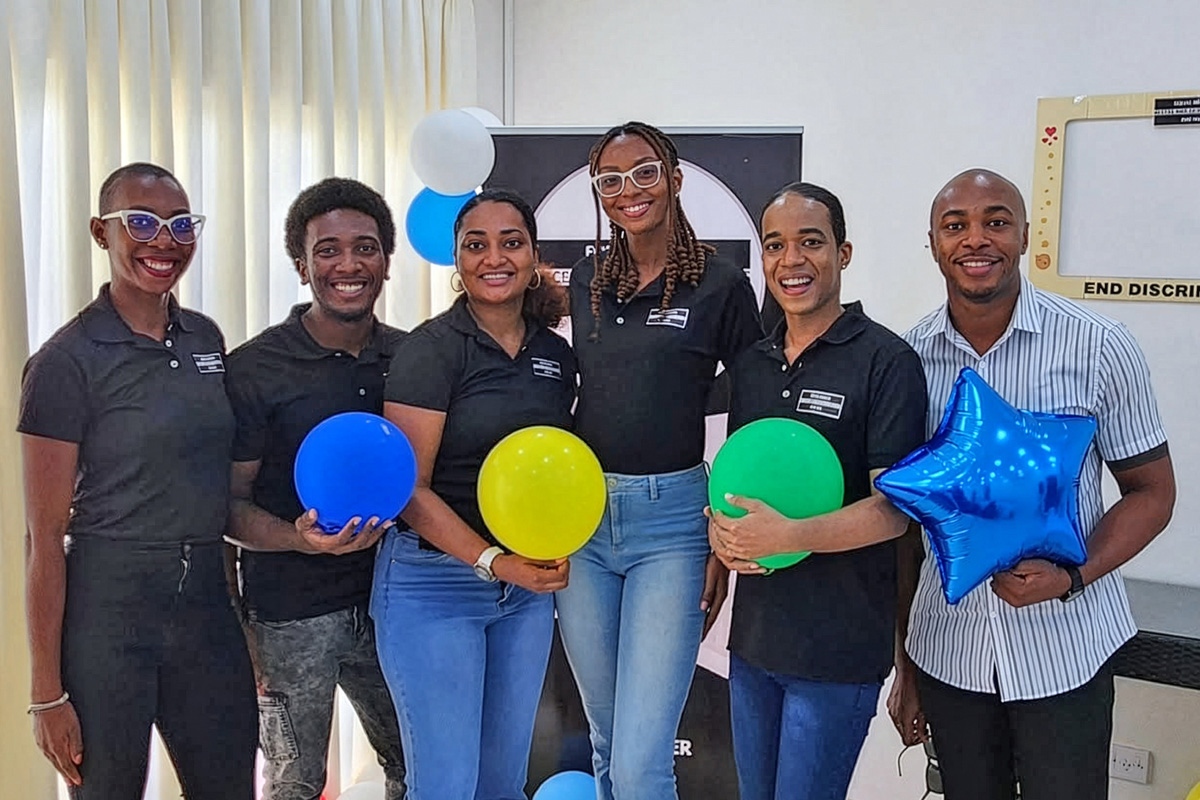 ERAO SVG team pose for a photo.