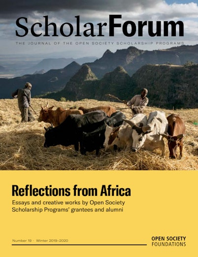 First page of PDF with filename: scholar-forum-reflections-from-africa-20200227.pdf