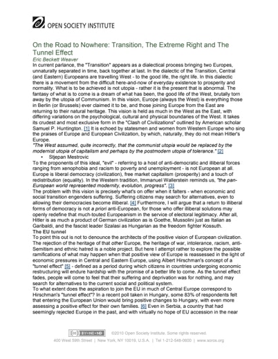 First page of PDF with filename: extreme-right-20011101.pdf