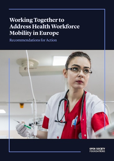 First page of PDF with filename: working-together-to-address-health-workforce-mobility-in-europe-20201027.pdf