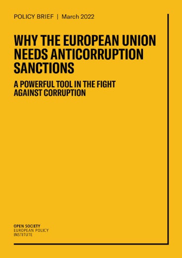 First page of PDF with filename: why-the-european-union-needs-anticorruption-sanctions-20220307.pdf