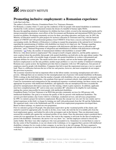 First page of PDF with filename: inclusive-employment-20030624.pdf