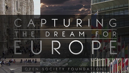 Title image from “From Crisis to Hope in Europe: The Opportunity Is Now.” George Soros and other experts on Europe discuss the current situation and opportunities to recapture the spirit of open society in the European Union. Title image