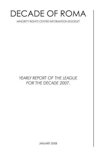 First page of PDF with filename: MRC_annual_report_2007.pdf