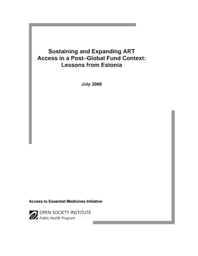 First page of PDF with filename: estonia_20080901.pdf