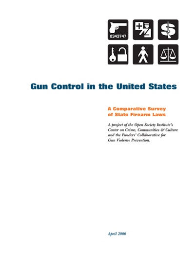 First page of PDF with filename: GunReport.pdf
