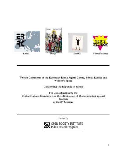First page of PDF with filename: serbia_20070516.pdf