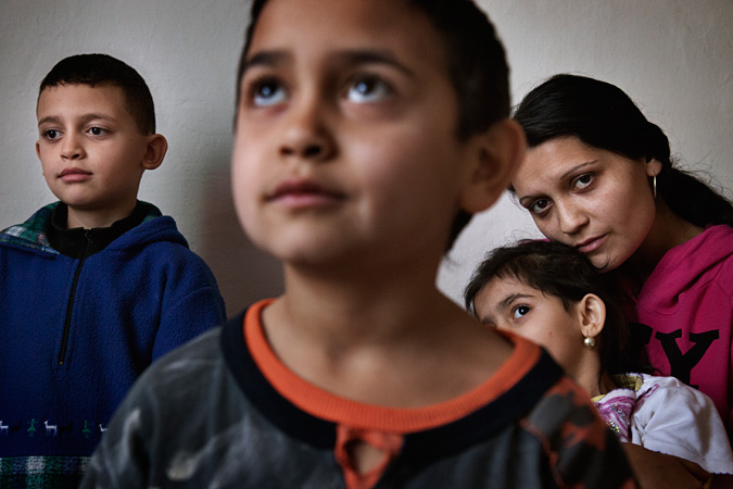 Dominik Žiga with his family