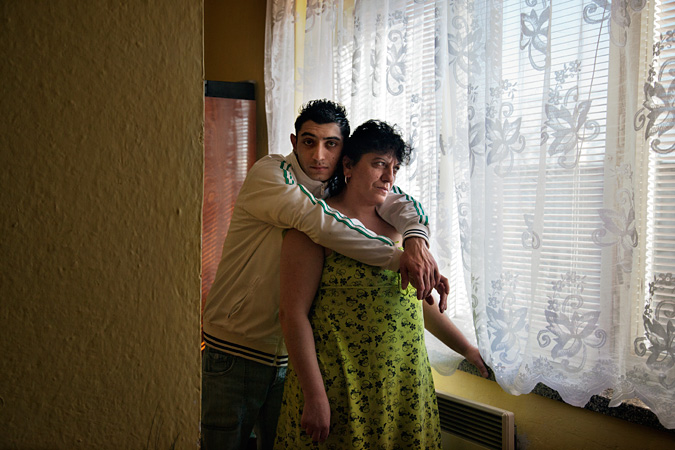 Dušan Bandy and his mother