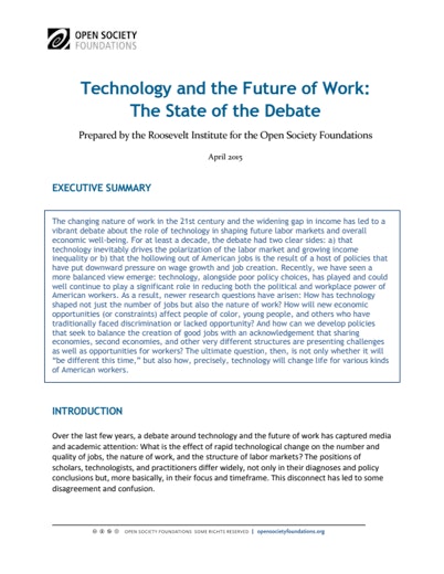 First page of PDF with filename: future-work-lit-review-20150428.pdf