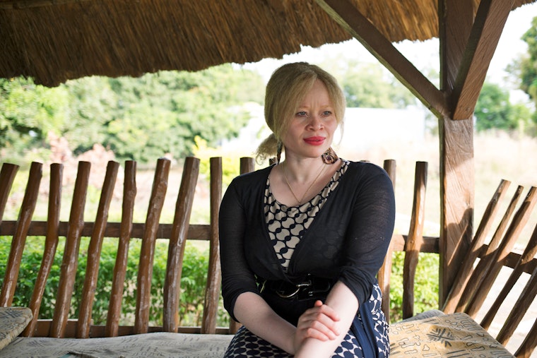 Ikponwosa Ero sitting in a gazebo