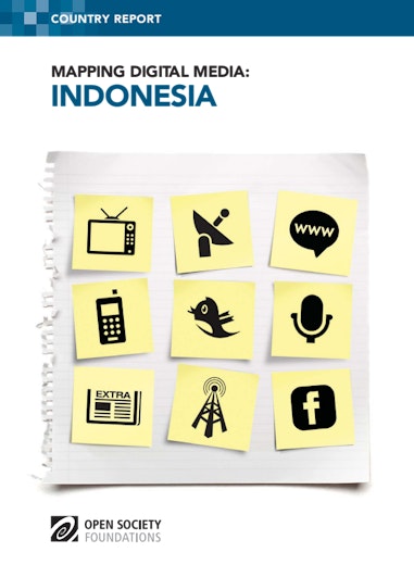 First page of PDF with filename: mapping-digital-media-indonesia-20140326.pdf