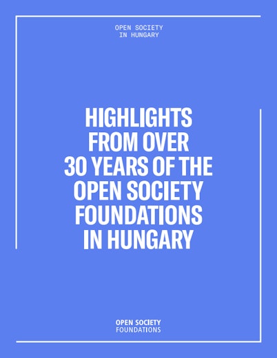 First page of PDF with filename: highlights-over-30-years-of-open-society-in-hungary-20180514.pdf