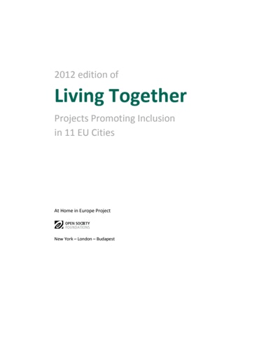 First page of PDF with filename: living-together-part-two-20130306.pdf