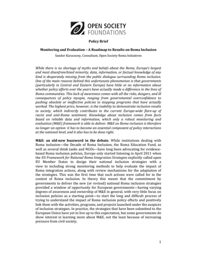First page of PDF with filename: monitoring-and-evaluation-20120216.pdf