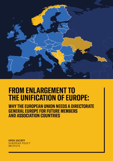 First page of PDF with filename: from-enlargement-to-the-unification-of-europe-20190711.pdf