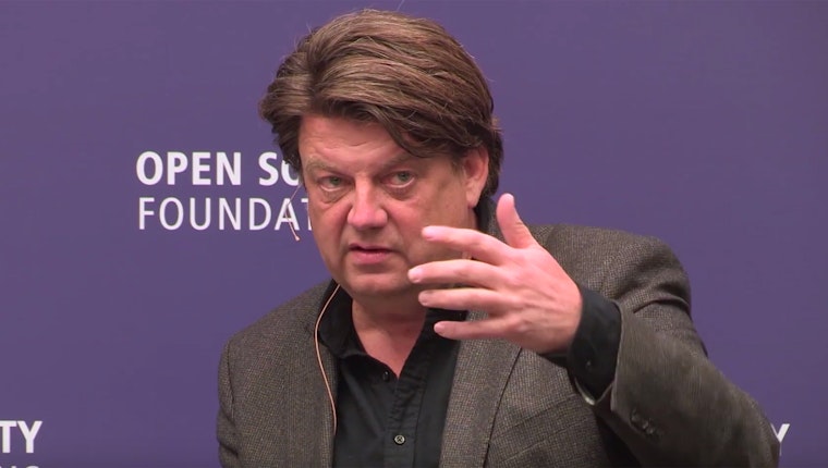 Still image from “Law Versus Power: Our Global Fight for Human Rights.” A leading German human rights lawyer shares his insights after more than two decades involved in the global struggle to hold powerful people and governments accountable for abuses. Wolfgang Kaleck