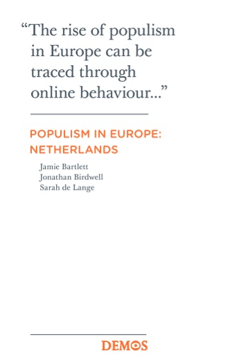 First page of PDF with filename: Populism-in-Europe-Netherlands-20120911.pdf