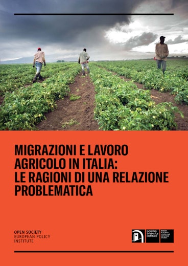 First page of PDF with filename: is-italian-agriculture-a-pull-factor-for-irregular-migration-report-it-20181205.pdf